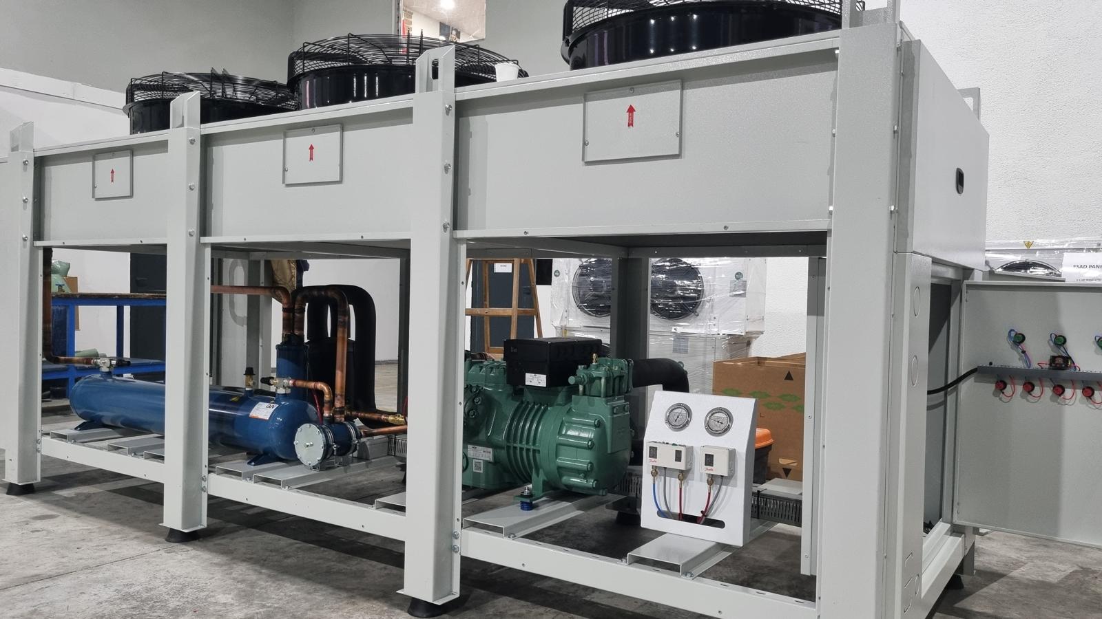 Unidade condensadora de refrigeração industrial